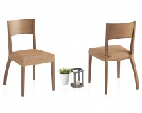 Pack 2 Housses Elastiques Chaise Olivia