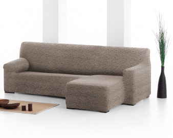 Housse Multi-élastique Canapé d'Angle Accoudoir Court Candi