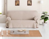 Bezug mit Schleifen für Sofa Embrun
