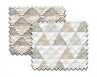 Tissu Matelassé Réversible Cairo