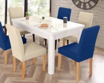 Pack 2 Housses Multi-élastiques Chaise avec Dossier Carolina
